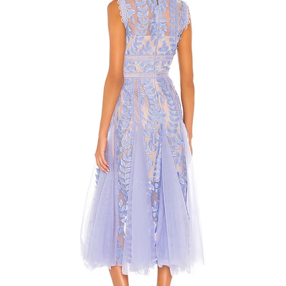 Bronx & Banco Violet flare midi dress in violet. Size 2 US/6 AUS. NEW WITH TAGS! - Picture 7 of 7
